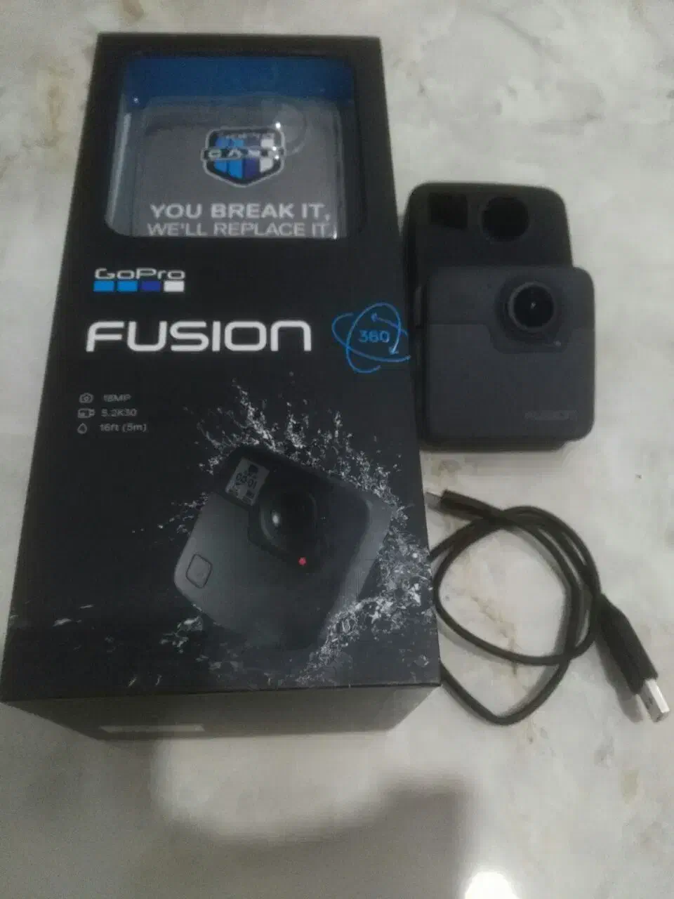 فروش دوربین 360 درجه GoPro Fusion نیاز به تعمیر|دوربین عکاسی و فیلم‌برداری|تهران, مجیدیه|دیوار