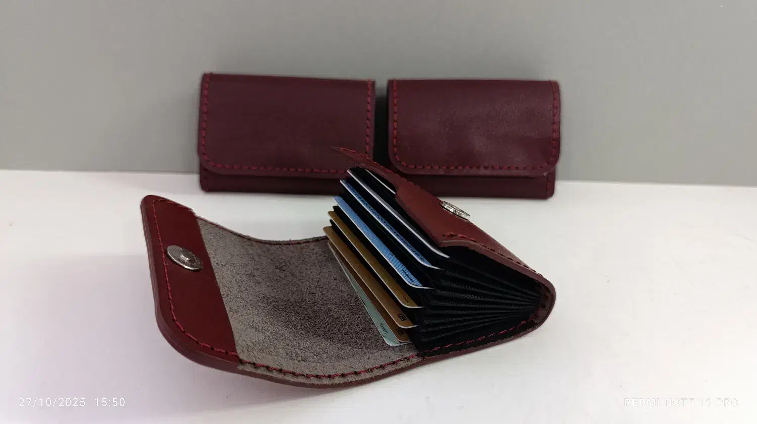 کیف پول چرم طبیعی|کیف، کفش، کمربند|قم, چهل درخت‎|دیوار