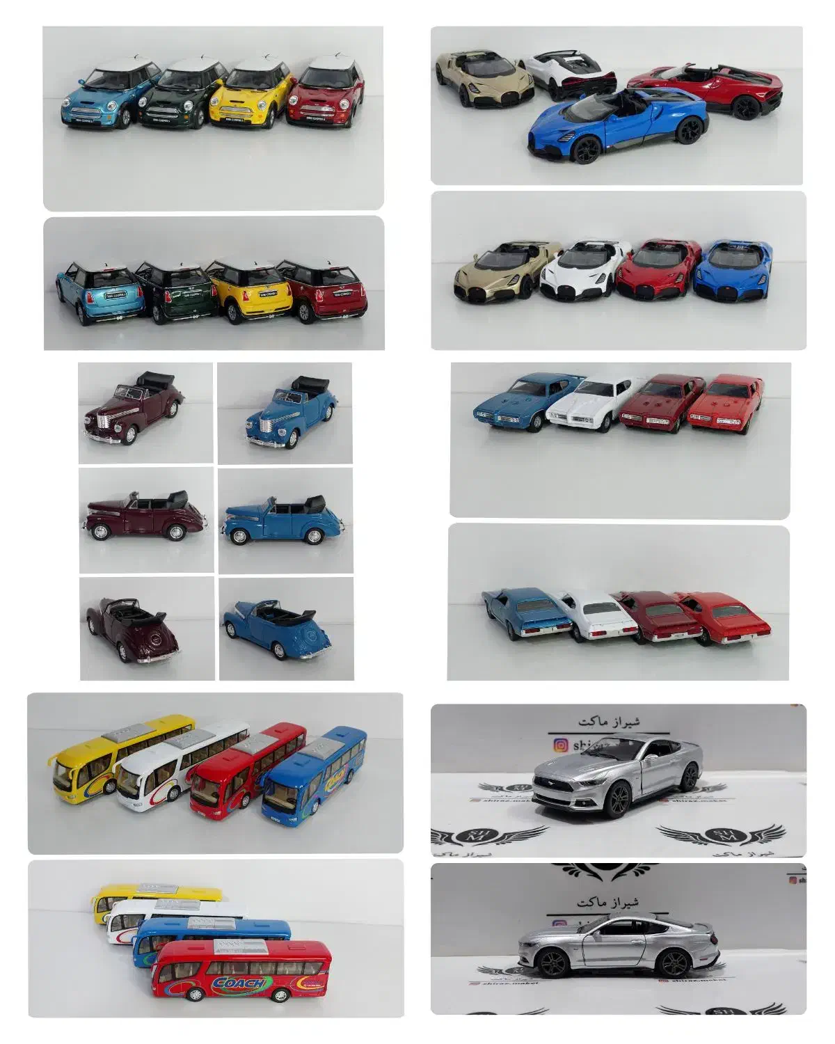 انوع ماشین های فلزی ماکت ماشین ماکت موتور|کلکسیون و سرگرمی|تهران, شیخ هادی|دیوار