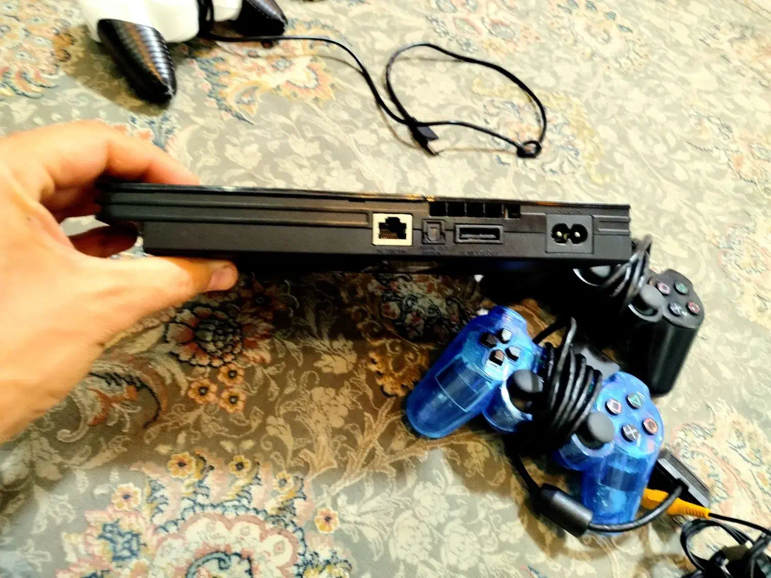 PS2 پلی استیشن فلشخور با فلش و مموری۲دسته تمیز|کنسول، بازی ویدئویی و آنلاین|رباط‌کریم, نصیرشهر|دیوار
