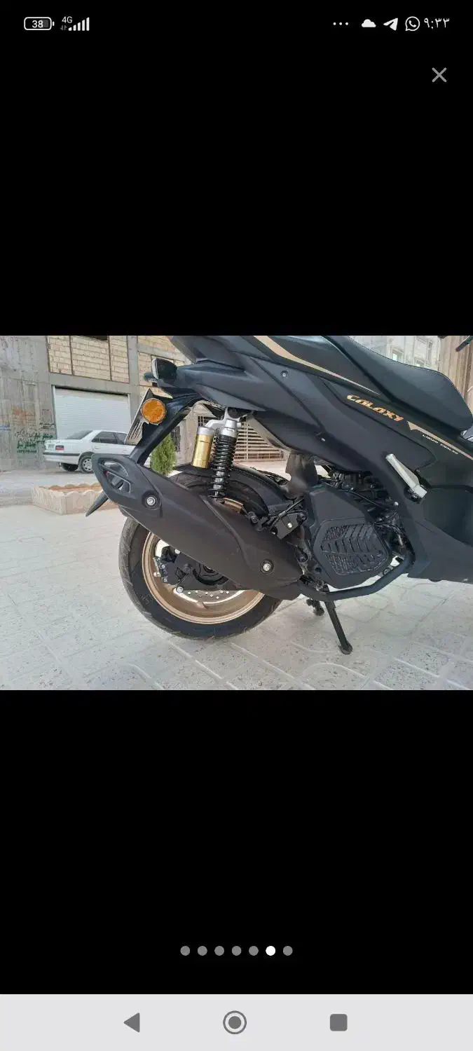 موتور ایروکس 155خشک شال طلایی|موتورسیکلت|مرودشت, ابوذر شمالی‎|دیوار