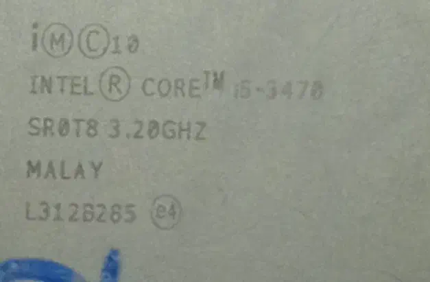 سی پی یو cpu core i5 3470|قطعات و لوازم جانبی رایانه|سنندج, |دیوار