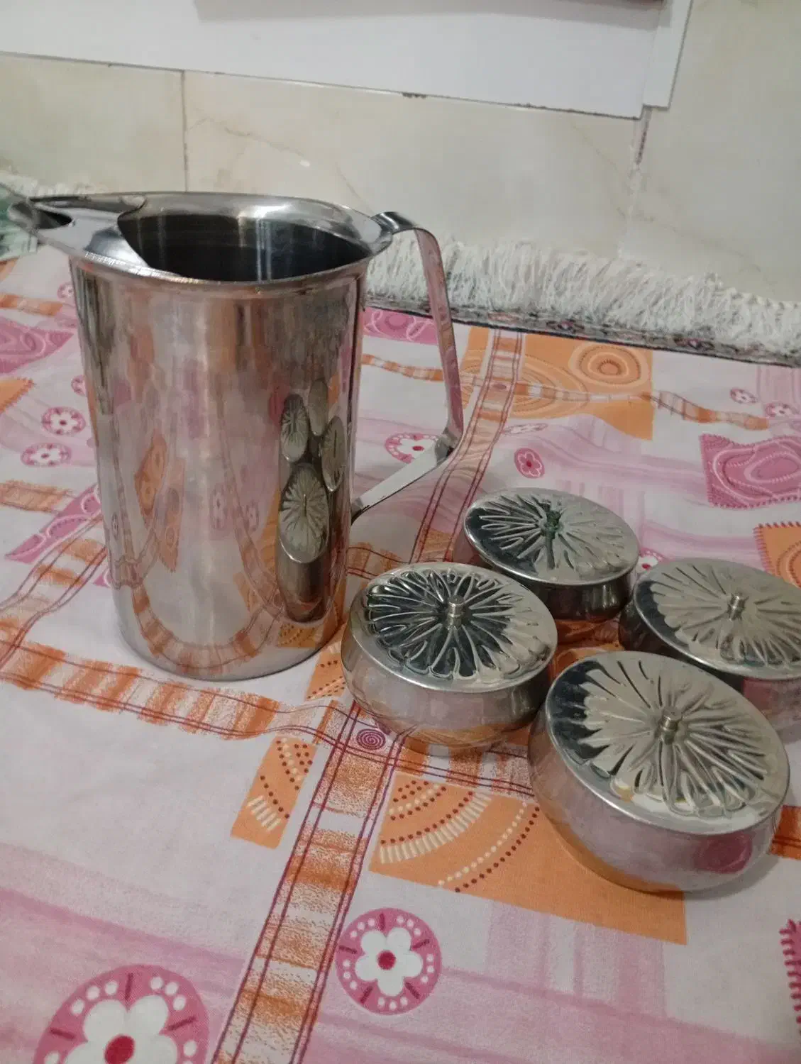 زودپز. پارچ وقندون استیل|ظروف سرو و پذیرایی|مشهد, شهید علی محمدی|دیوار