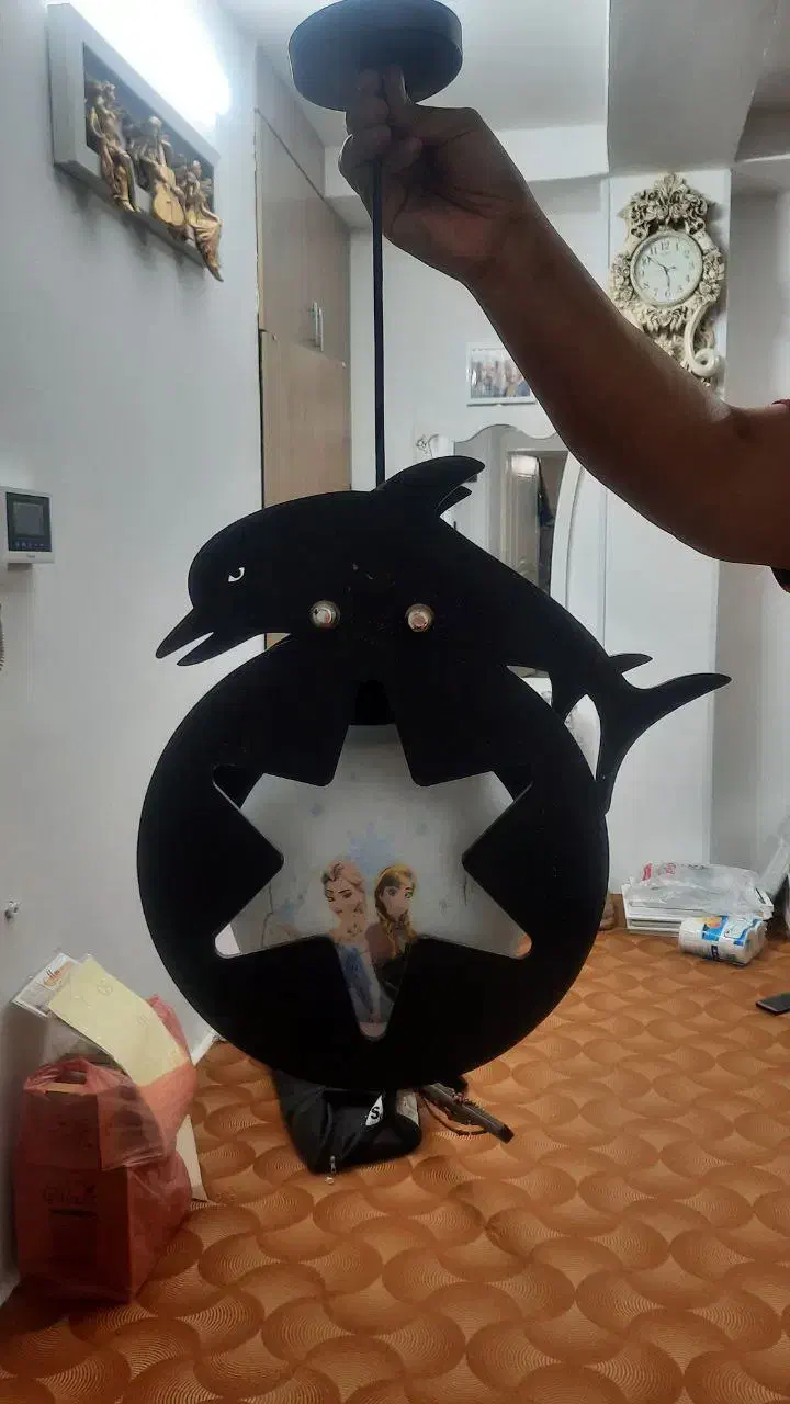 لوستر فانتزی برای اتاق خواب وآشپزخونه بسیارزیبا|لوستر و چراغ آویز|قزوین, |دیوار