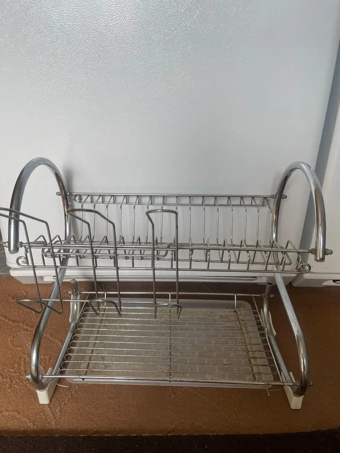 ابچکان رومیزی استیل|آب‌چکان و نظم‌دهنده ظروف|قزوین, |دیوار