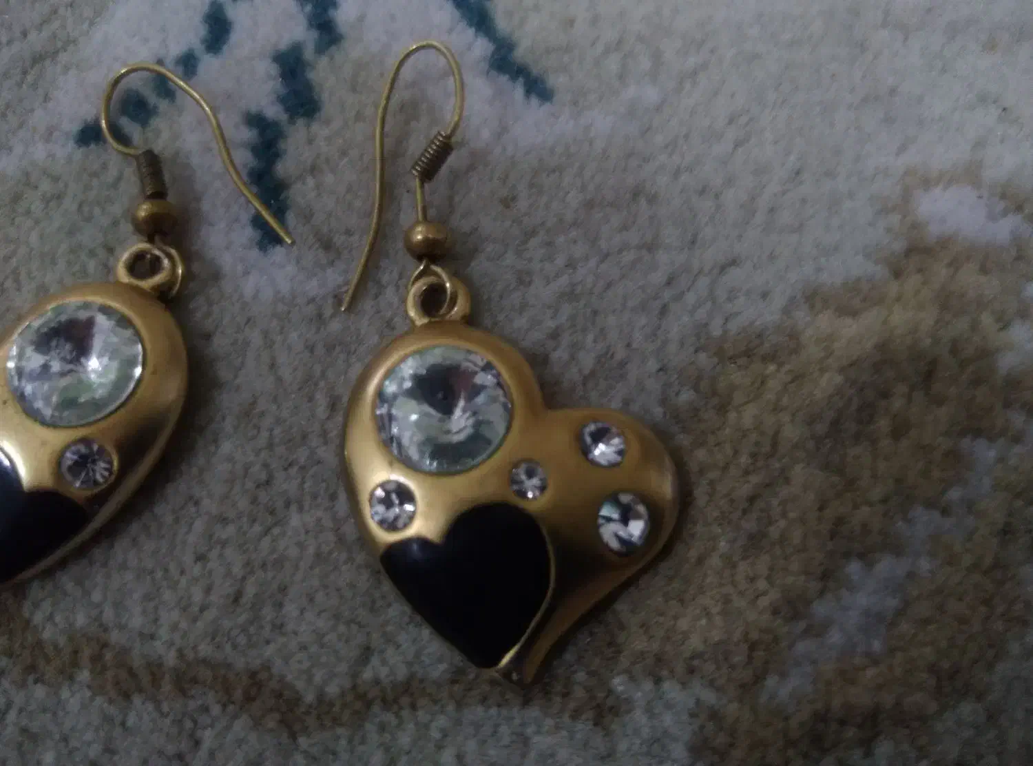 گوشواره طره قلب|جواهرات|تهران, اتابک|دیوار