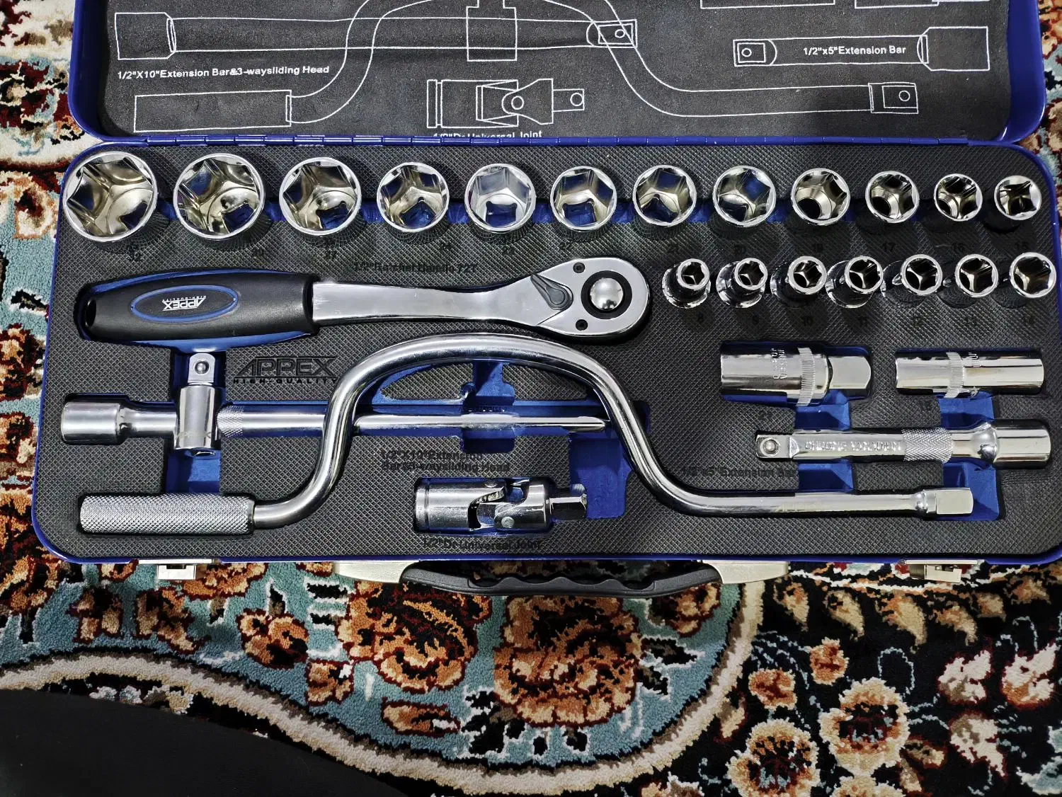 جعبه بکس اپکس 27تای 1/2|ابزارآلات|تهران, خزانه|دیوار