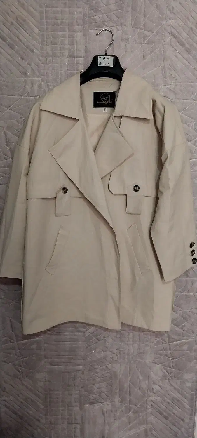 بارانی کتان زارا|لباس|نسیم‌شهر, |دیوار