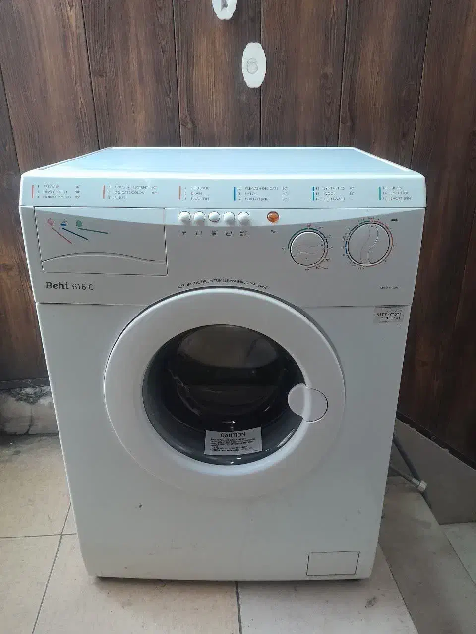 لباس شویی بهی ایتالیایی|ماشین لباسشویی و خشککن لباس|اصفهان, باغ فردوس|دیوار