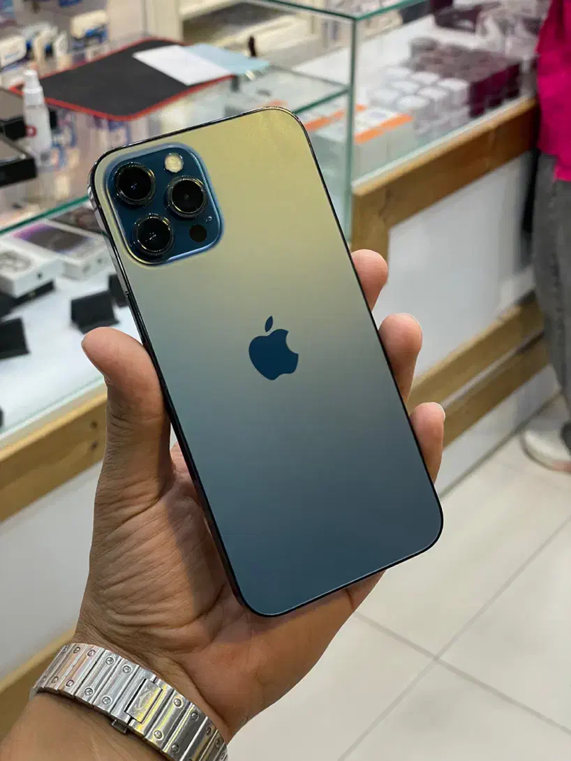 12promax 256/Zaa %100 آبی پک اصلی|موبایل|یزد, |دیوار