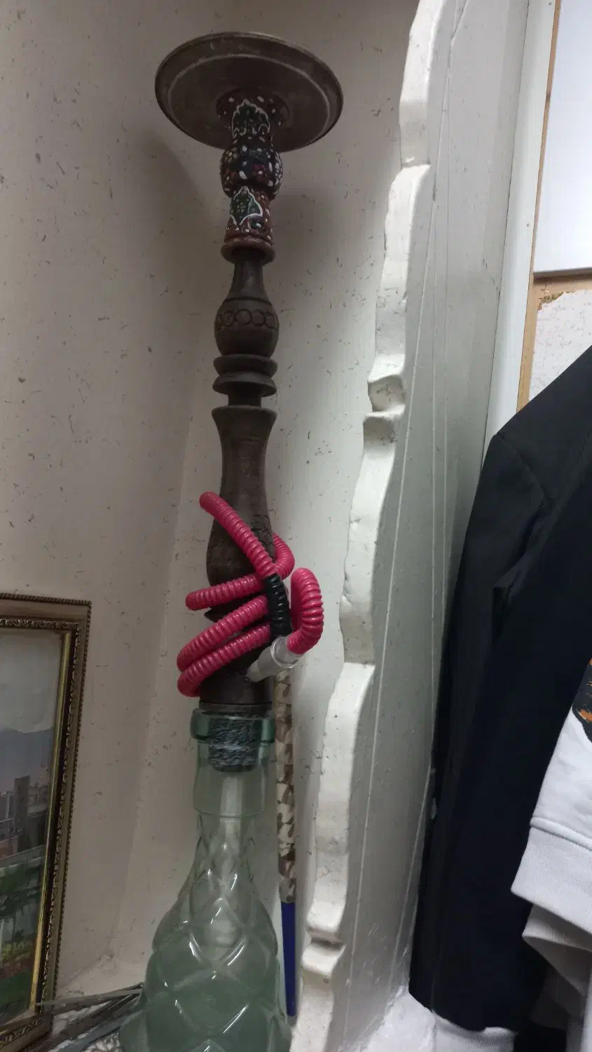 قلیان هندوانه چوبی|کلکسیون و سرگرمی|قزوین, |دیوار