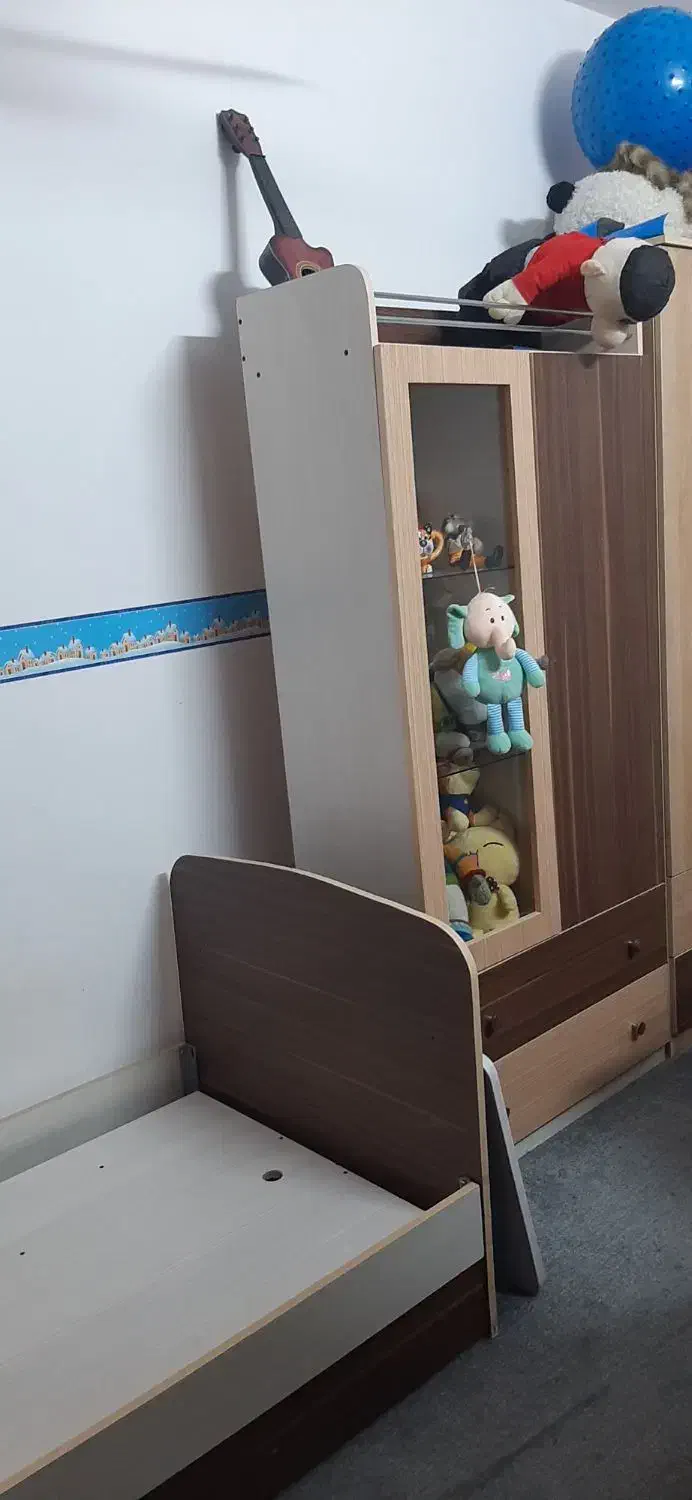 سرویس تخت و کمد کودک ونوجوان|تخت و سرویس خواب|گرگان, |دیوار