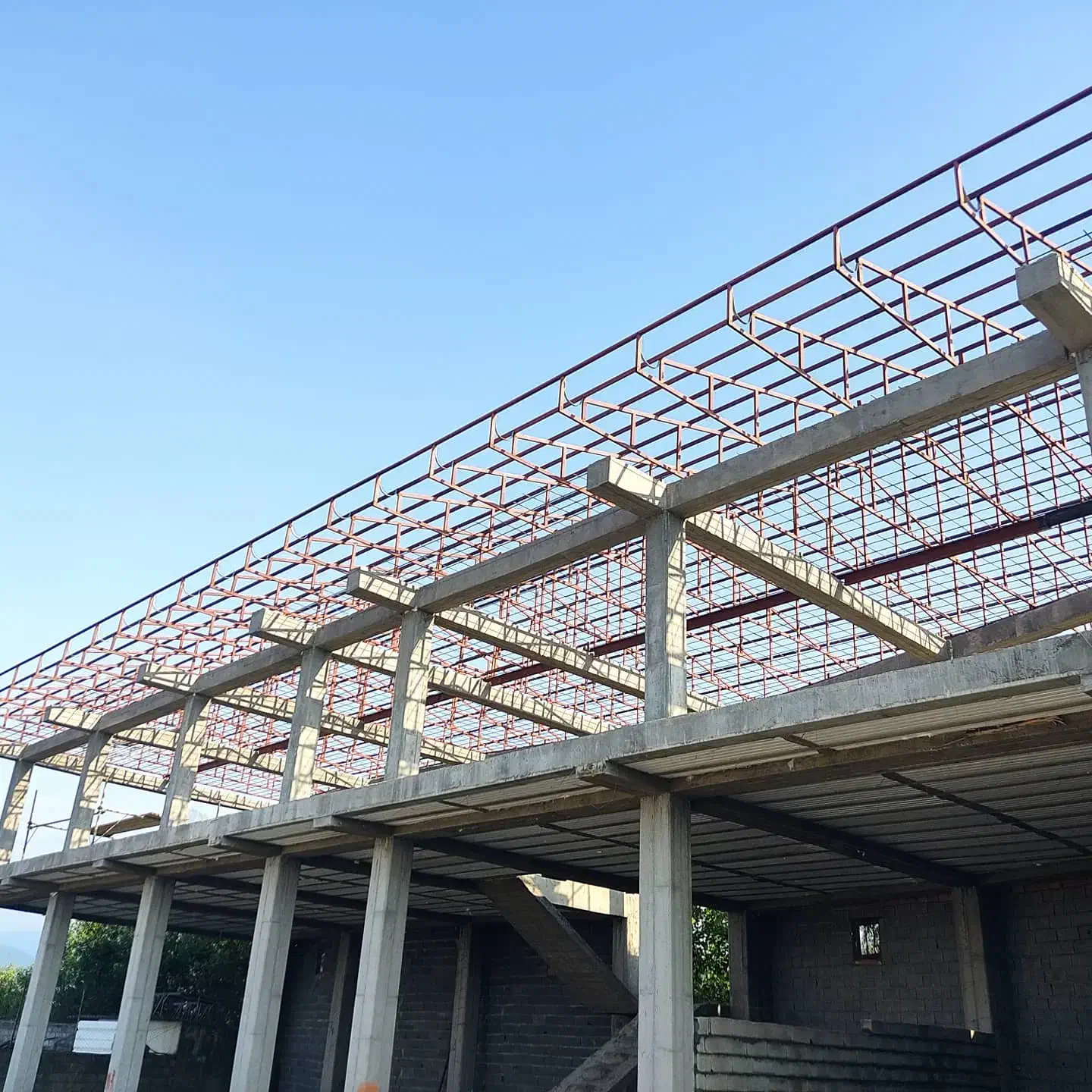 جوشکاری سربندی پله فلشینگ اسکلت نمادمپا نما باکس|خدمات پیشه و مهارت|چالوس, |دیوار