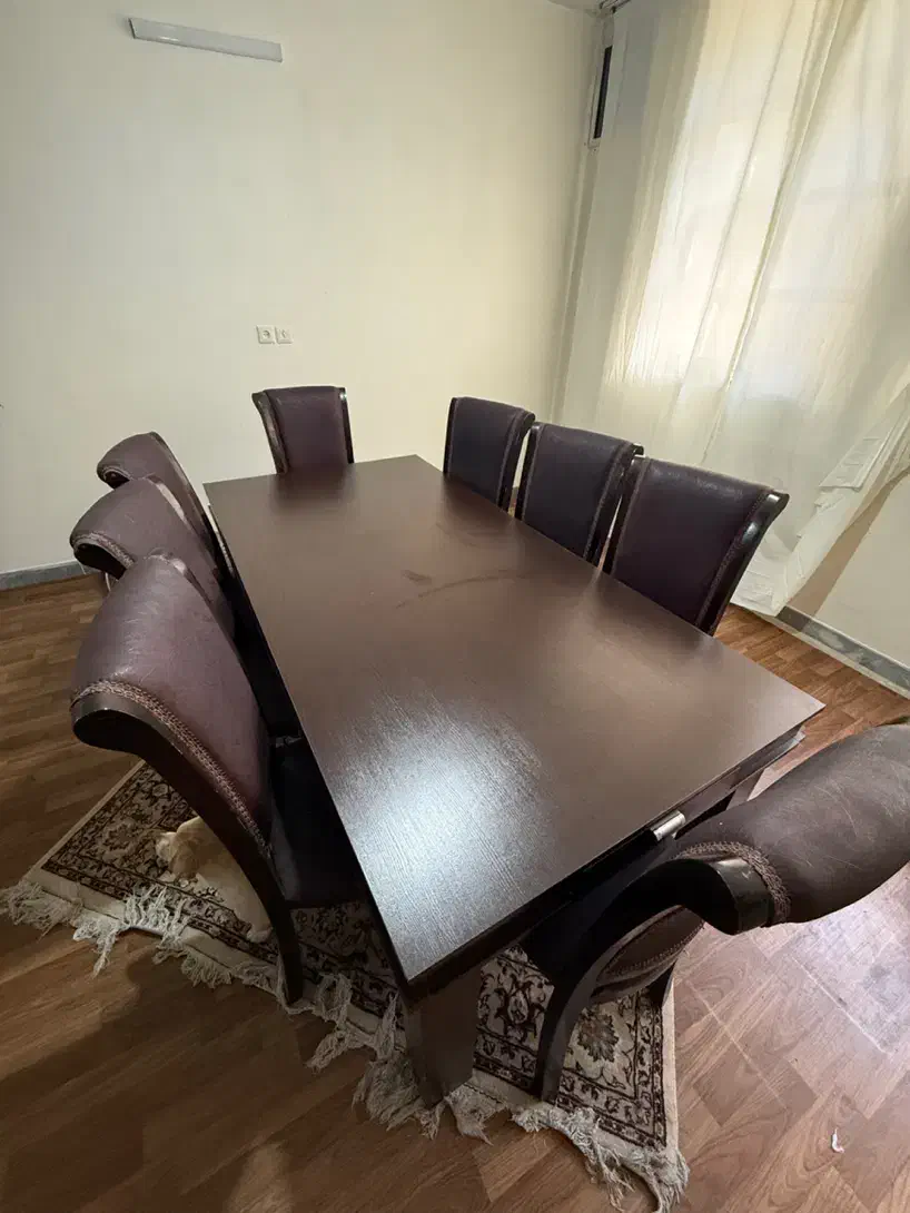 میز ۸نفره سالم|میز و صندلی غذاخوری|اراک, |دیوار