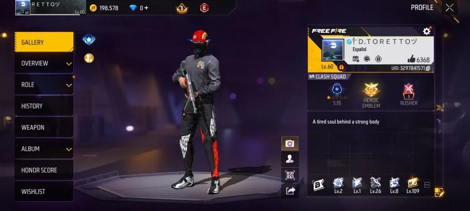 اکانت فری فایر|کنسول، بازی ویدئویی و آنلاین|کرمان, |دیوار