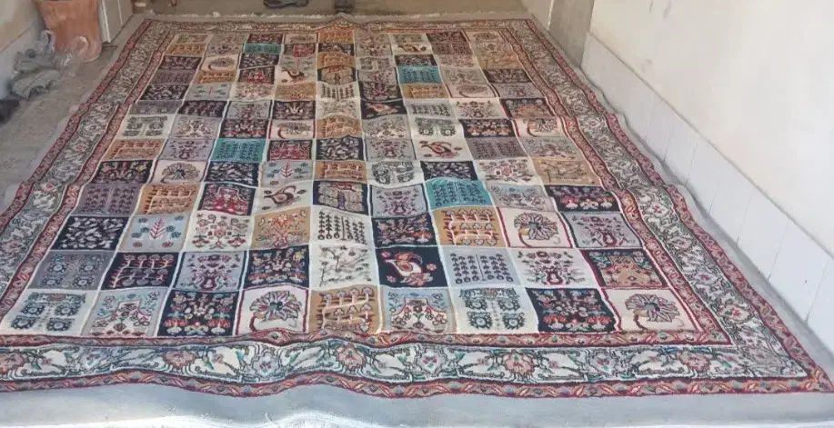 فرش ۹ متری|فرش|لنجان, |دیوار