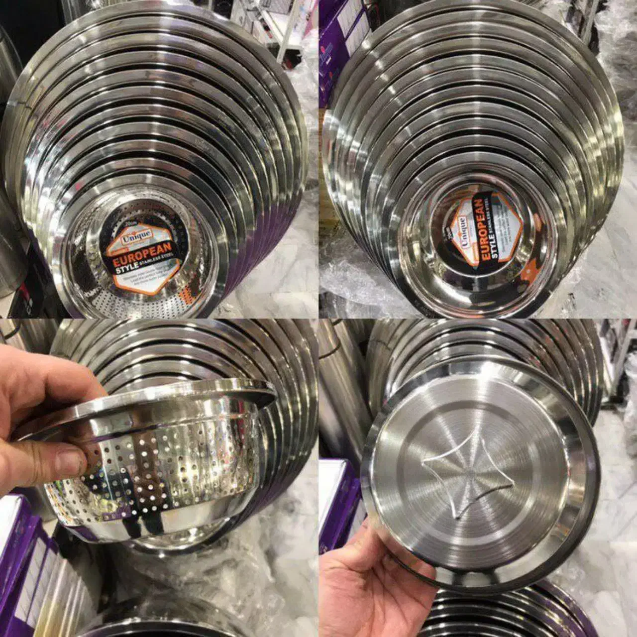 ظروف استیل آشپز خانه ابکش|ظروف پختوپز|اقبالیه, |دیوار