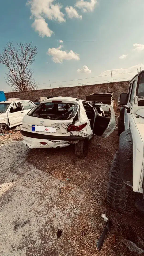 ۲۰۶ تیپ ۲ تصادفی|خودرو سواری و وانت|کرج, کیانمهر|دیوار