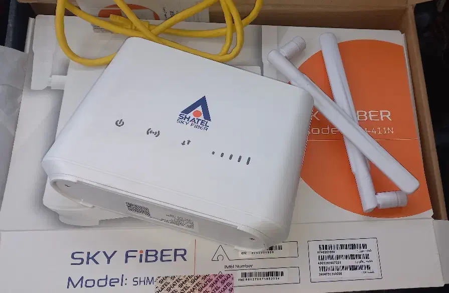 مودم شاتل بی سیم سیم کارت ۴پورت اسکای فایبر|مودم و تجهیزات شبکه|مشهد, توس (بلوار توس)|دیوار