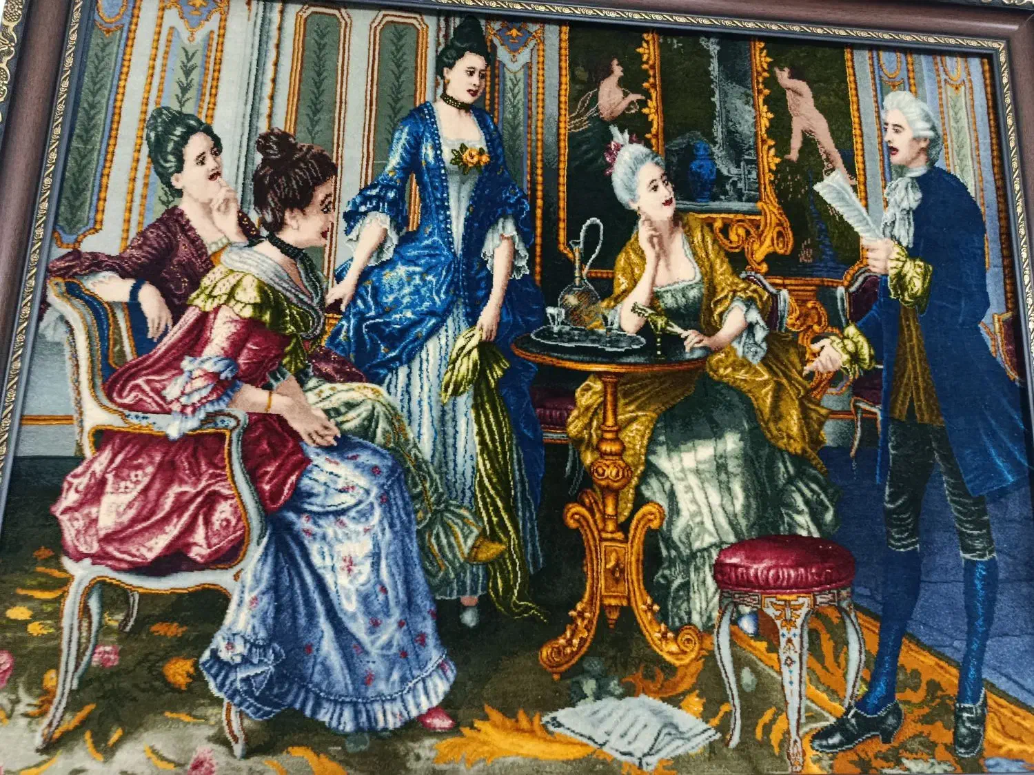 تابلو فرش بافت تبریز|تابلو فرش|اردبیل, |دیوار