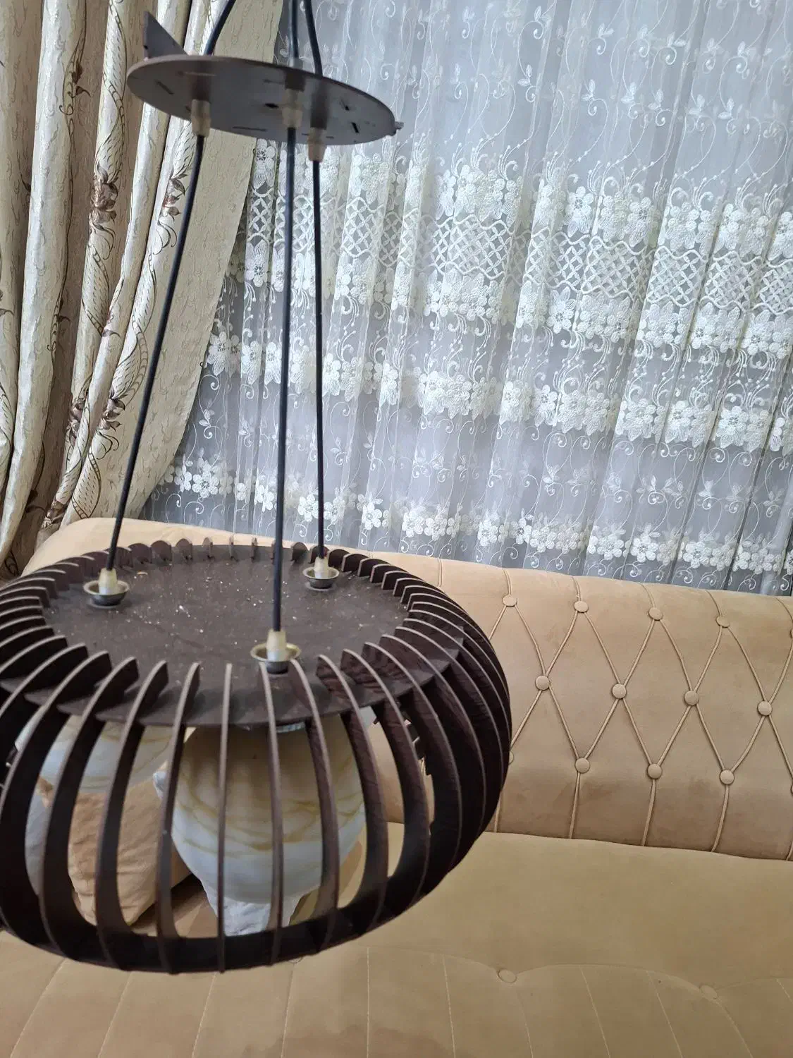 لوستر|لوستر و چراغ آویز|لنگرود, |دیوار