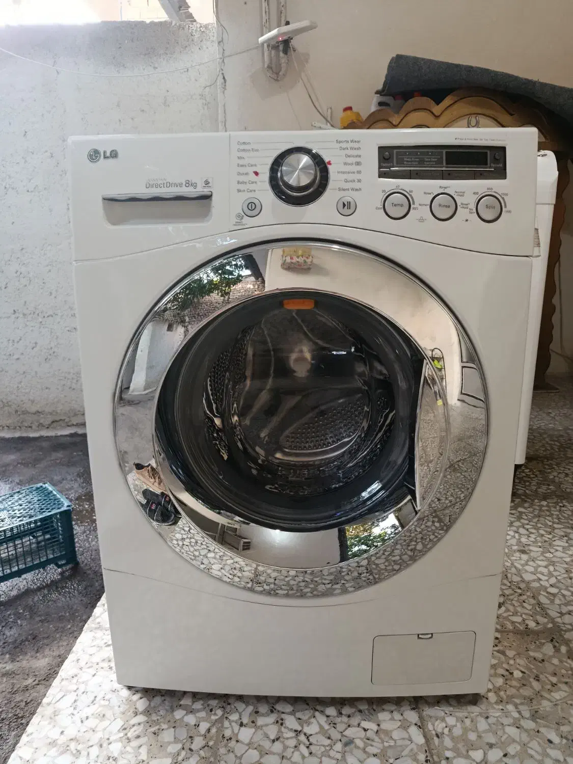 فروش لباسشویی ال جی هشت کیلویی اینورتر درحدصفر|ماشین لباسشویی و خشککن لباس|گرگان, |دیوار