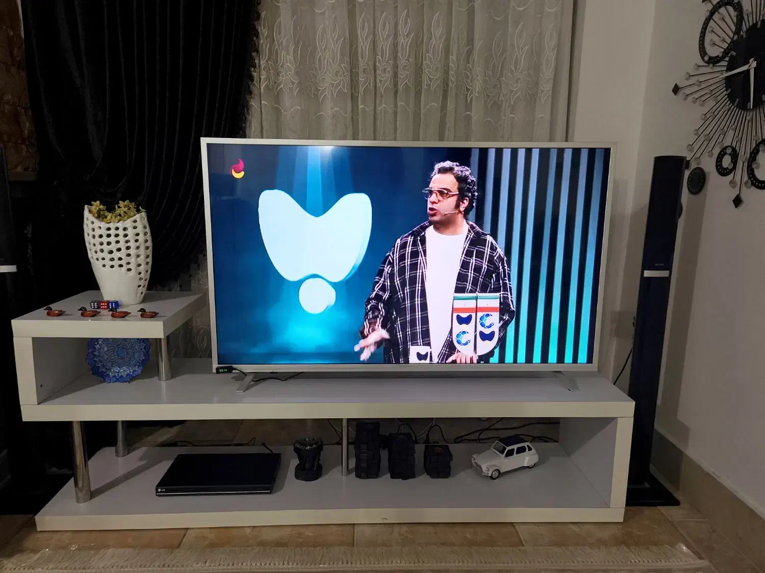 تلویزیون اسنوا 55 اینچ|تلویزیون و پروژکتور|ساری, |دیوار