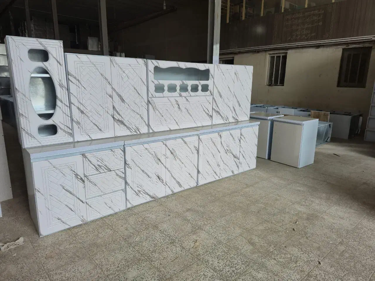 کابینت اماده بادرب چوبی hcjf  ساختهگل پیچک زنده|مصالح و تجهیزات ساختمان|اهواز, زرگان|دیوار