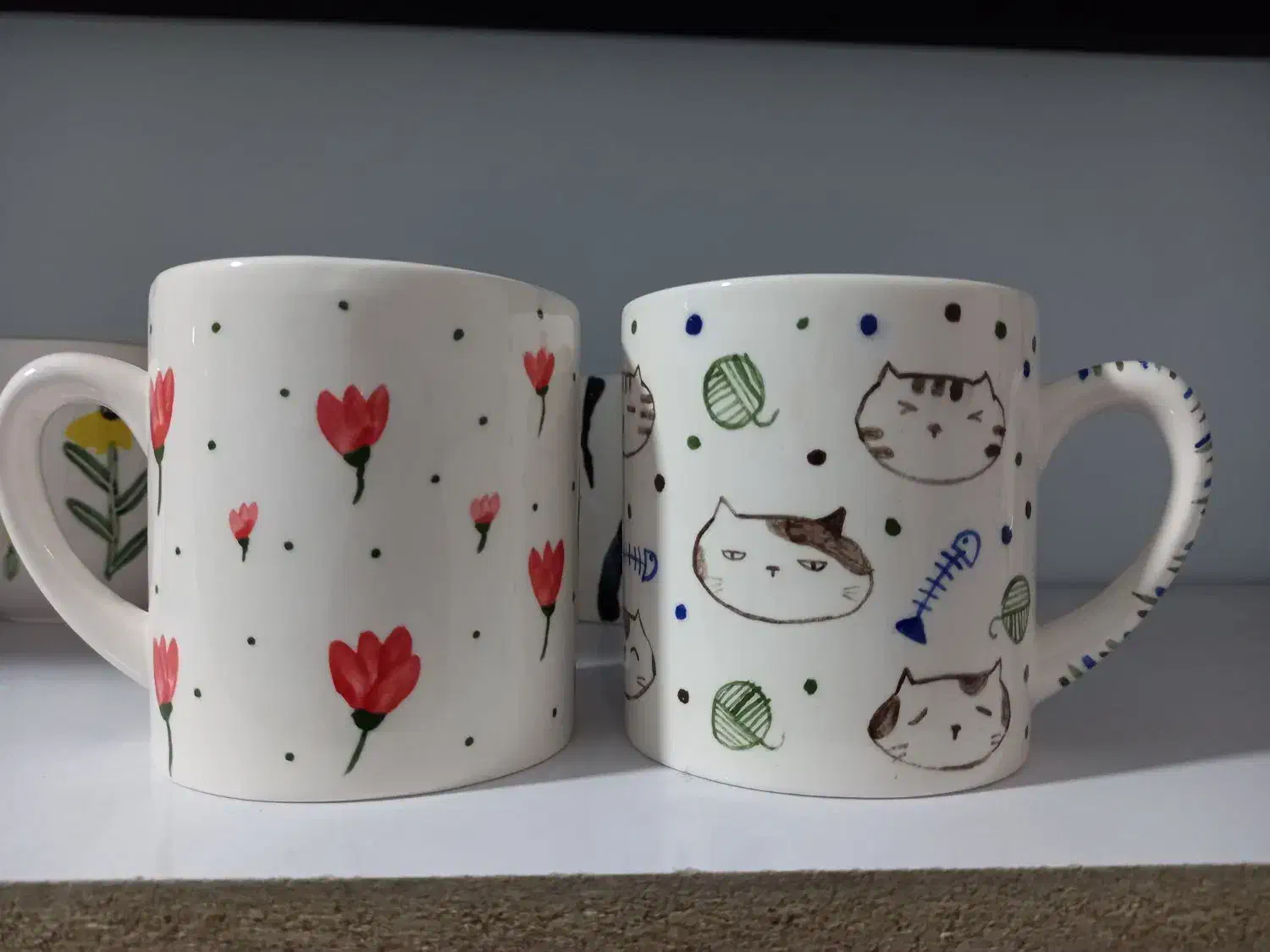 ماگ.ماگ سرامیکی دستساز.ظرف سرامیکی دست ساز.آموزش|ظروف سرو و پذیرایی|فردیس, شهرک شهید حسینی|دیوار