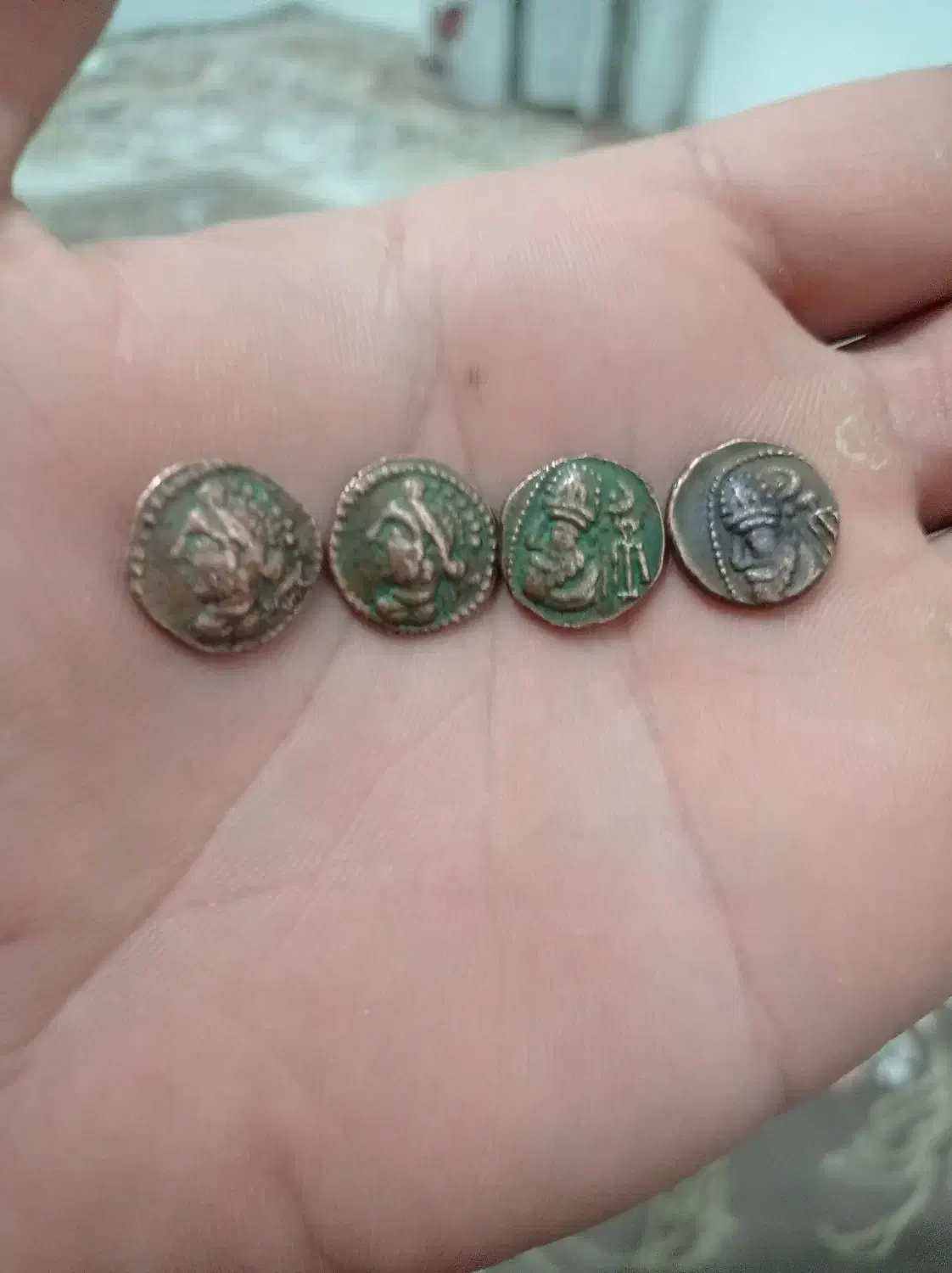 سکه مسی ساسانی|کلکسیون سکه، تمبر، اسکناس|بوکان, |دیوار