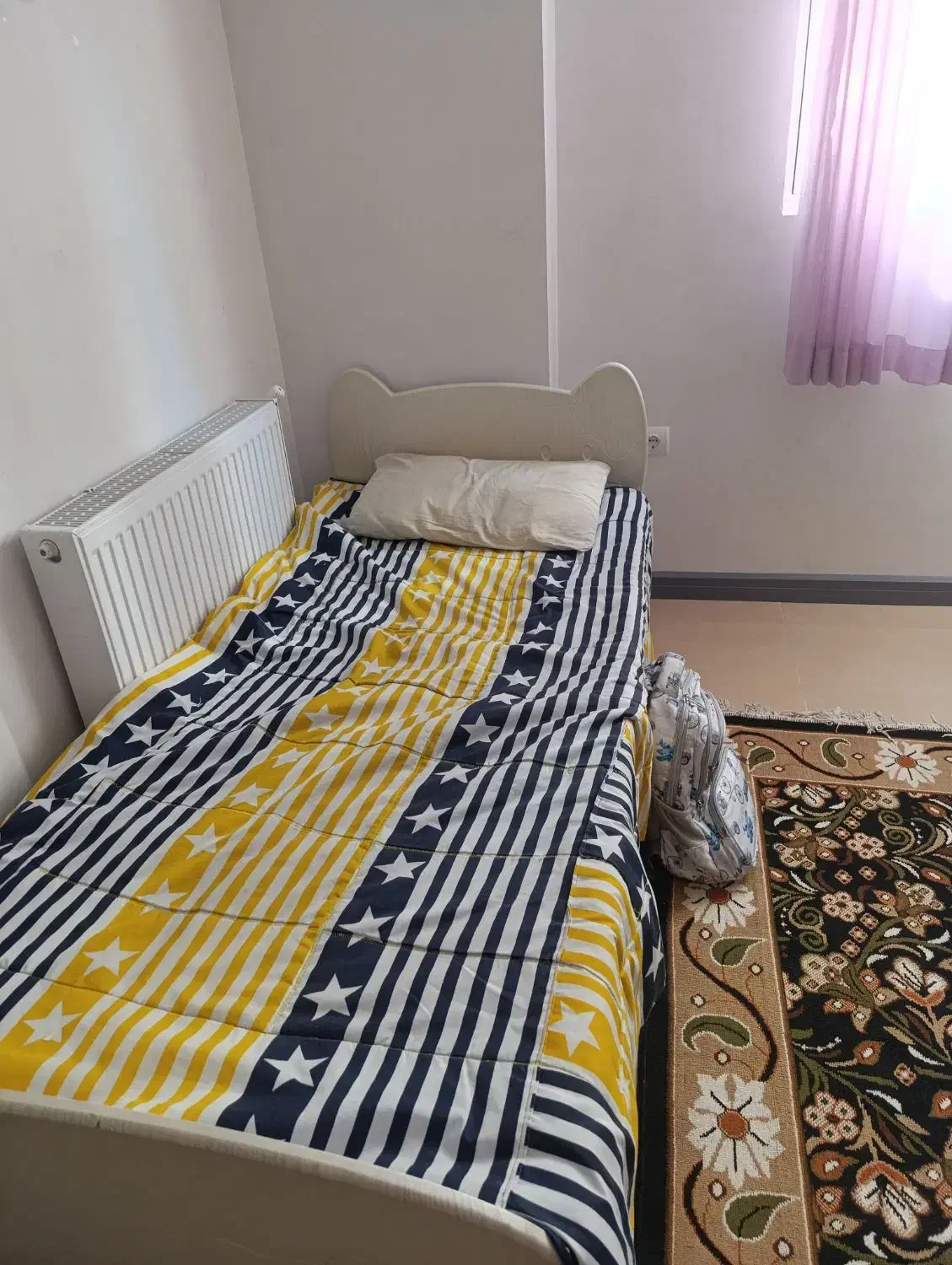 تخت نوجوانی وکیوم بابوفه وتشک طبی مخصوص نوجان|تخت و سرویس خواب|شیراز, درکی|دیوار