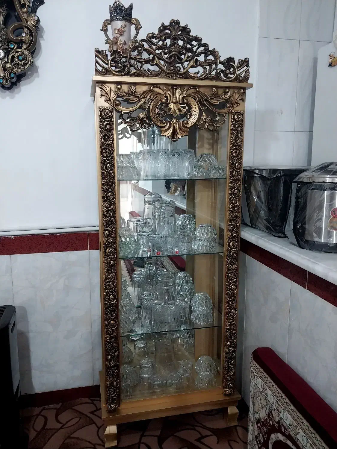 بوفه و اینه کنسول|بوفه، ویترین، کنسول|کرمانشاه, |دیوار