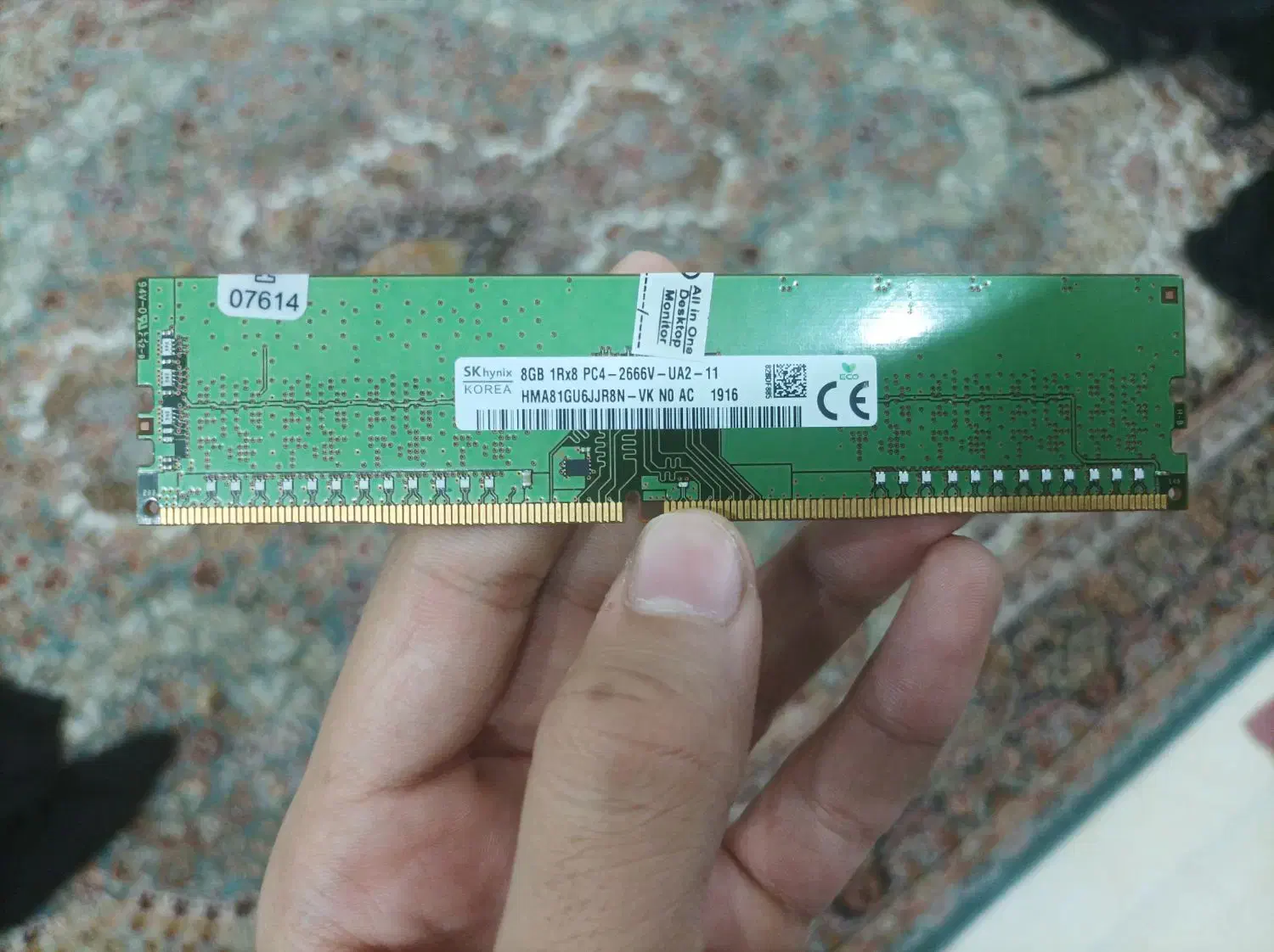 دو عدد رم کامپیوتر کاملا نو|قطعات و لوازم جانبی رایانه|یاسوج, |دیوار