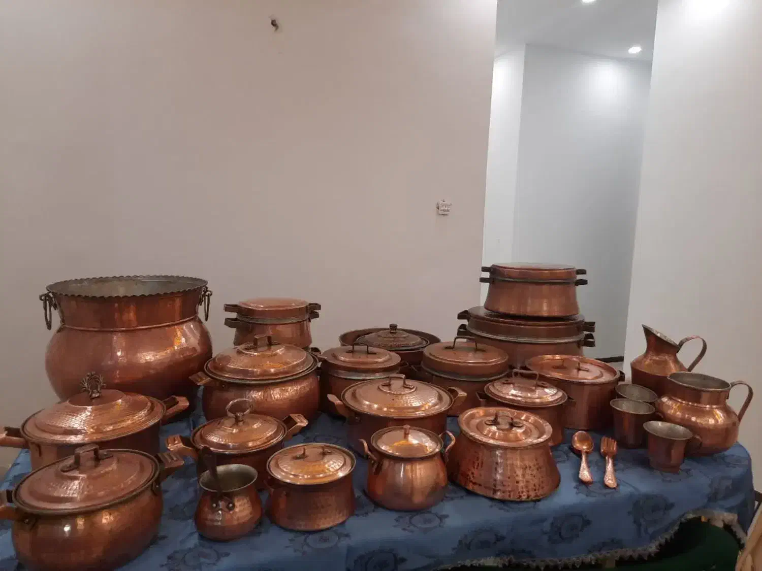 ظروف مسی|کلکسیون اشیاء عتیقه|تهران, حکیمیه|دیوار