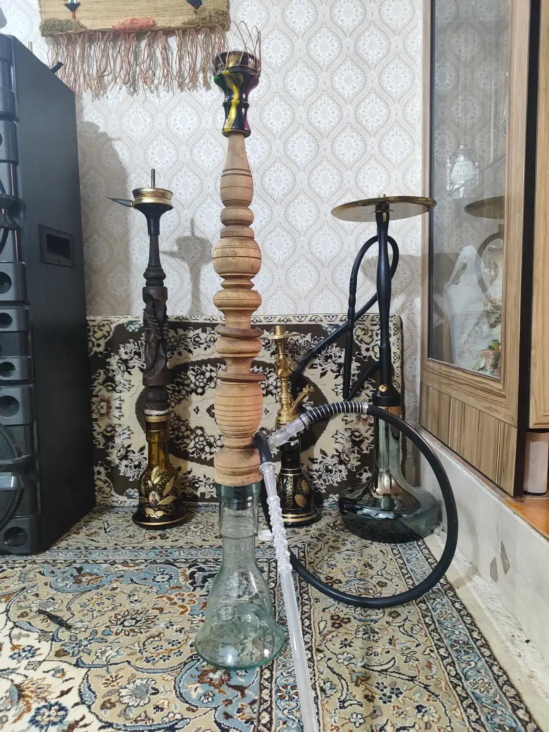 قلیان چوبی|کلکسیون و سرگرمی|قزوین, |دیوار