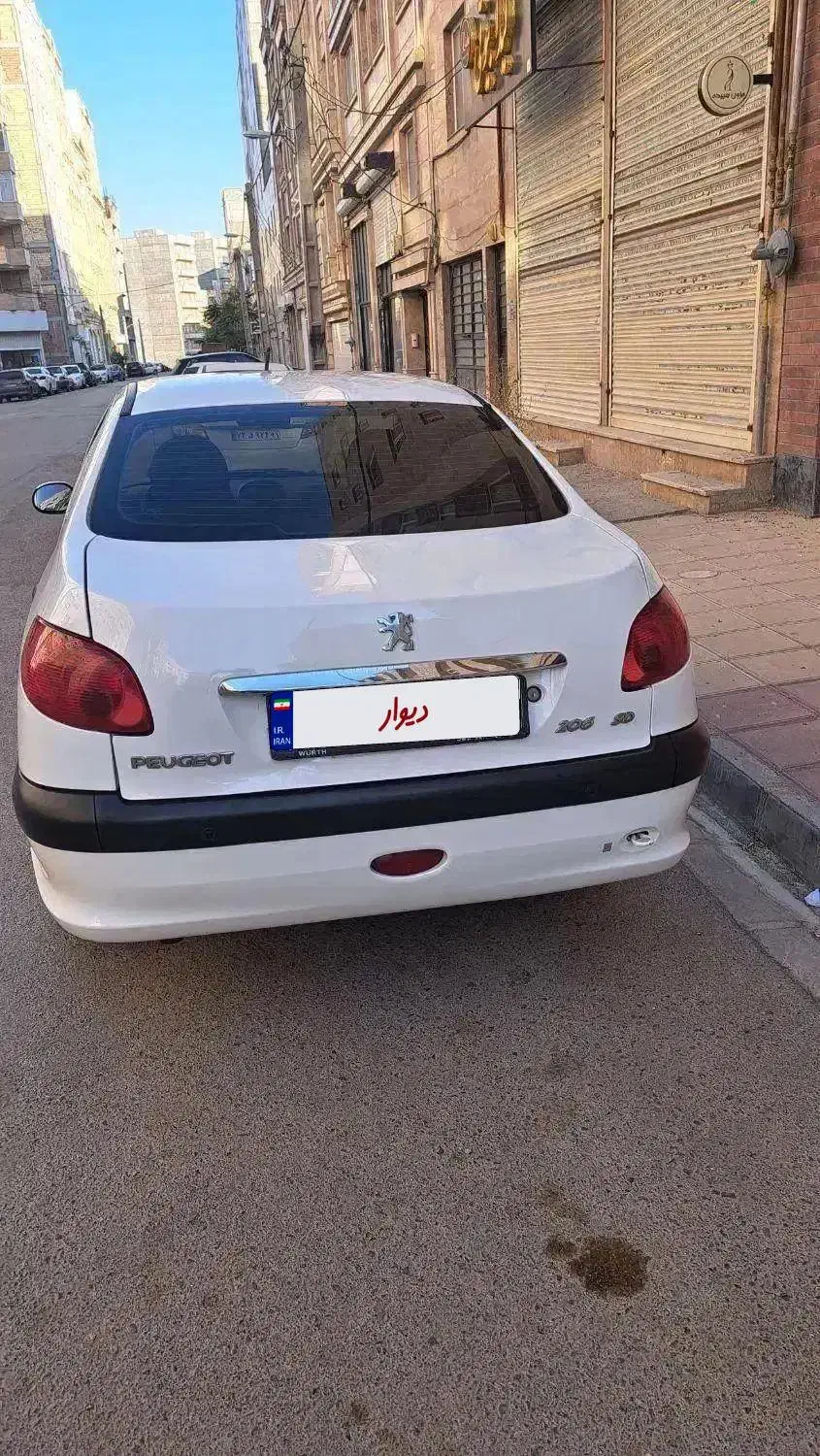پژو 206sd tu5 مدل۹۵|خودرو سواری و وانت|اردبیل, |دیوار