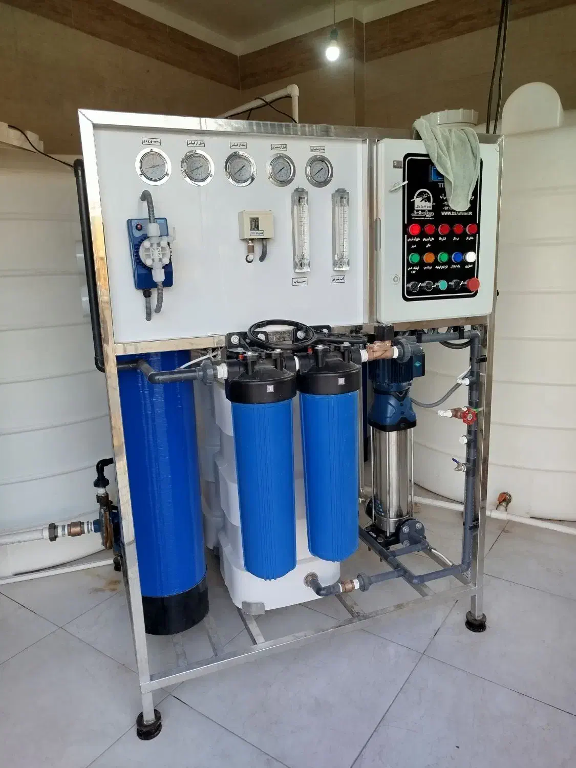 تصفیه آب صنعتی 10هزار لیتری|فروشگاه و مغازه|گرمسار, |دیوار