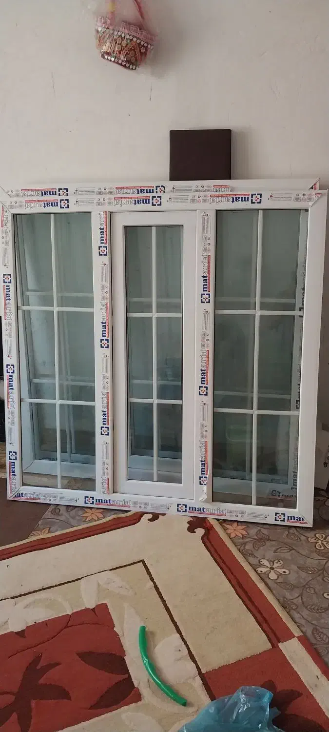 سه عدد پنجره دوجداره|مصالح و تجهیزات ساختمان|سیاهکل, |دیوار