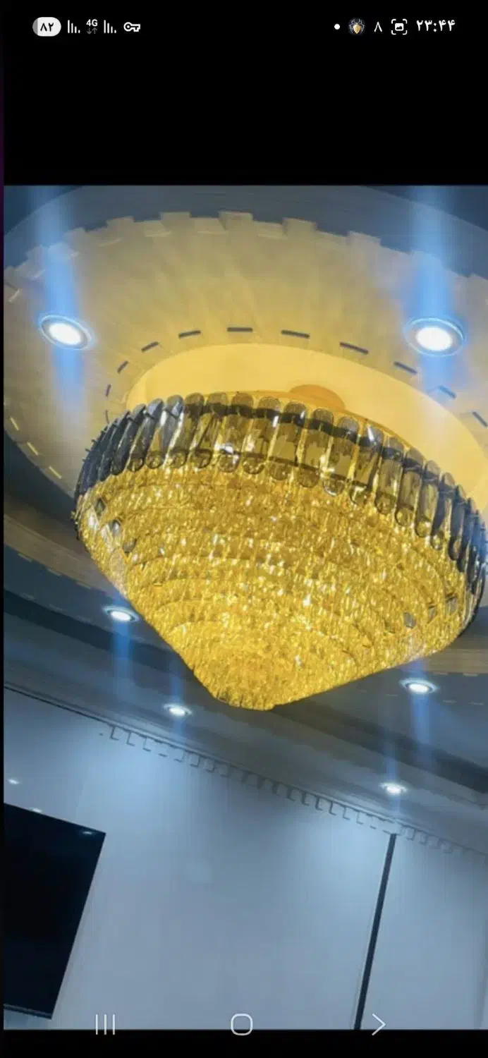 لوستر بزرگ|لوستر و چراغ آویز|باقرشهر, |دیوار