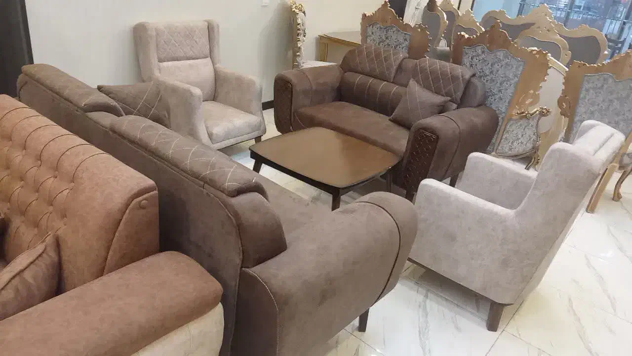 مبل راحتی 7نفره|مبلمان خانگی و میز عسلی|برخوار, |دیوار