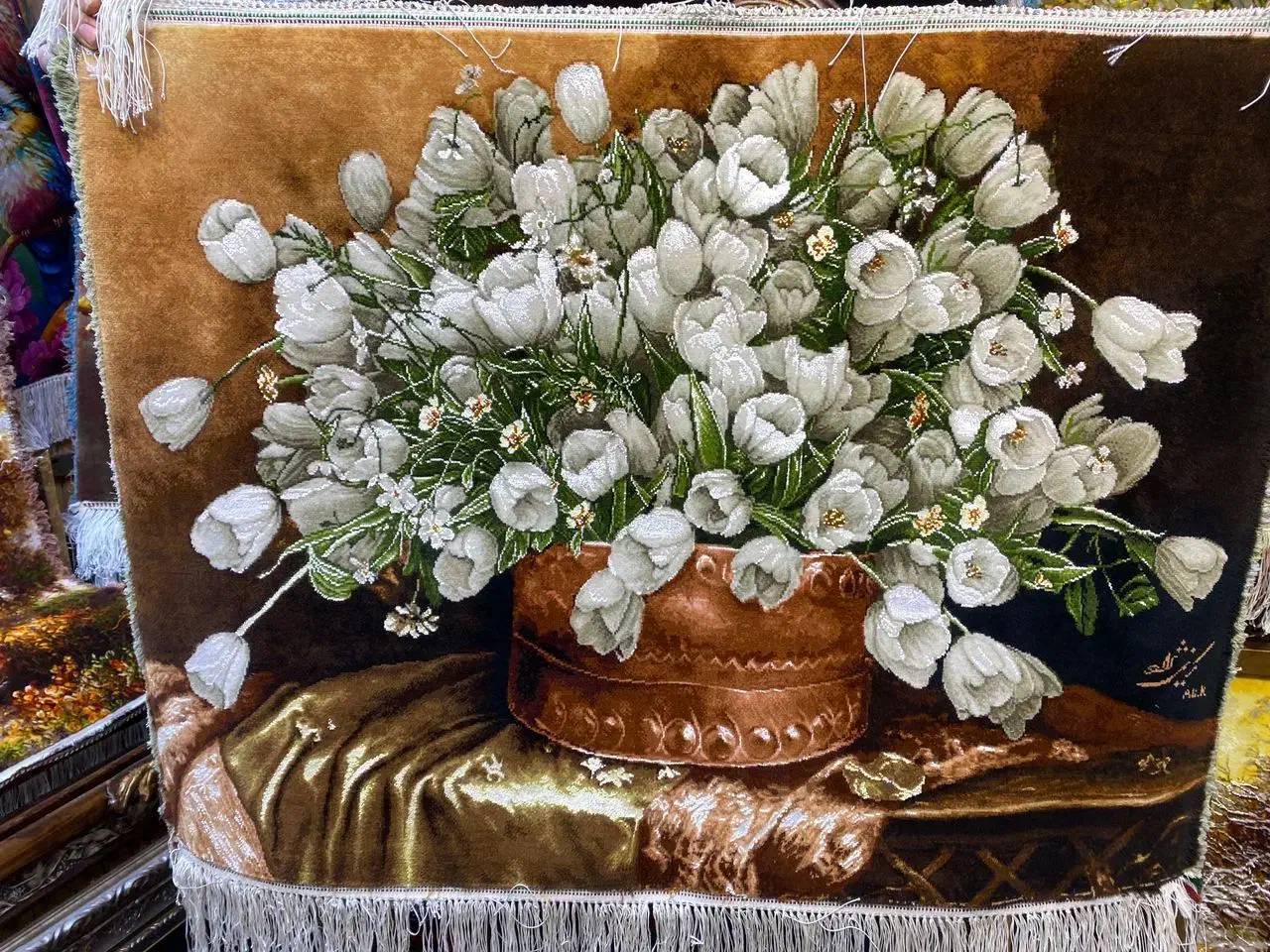 تابلو فرش ابریشم|تابلو فرش|تهران, جمهوری|دیوار