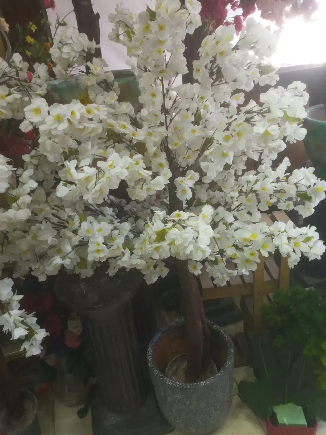 درخت شکوفه مصنوعی|گل مصنوعی|یزد, |دیوار