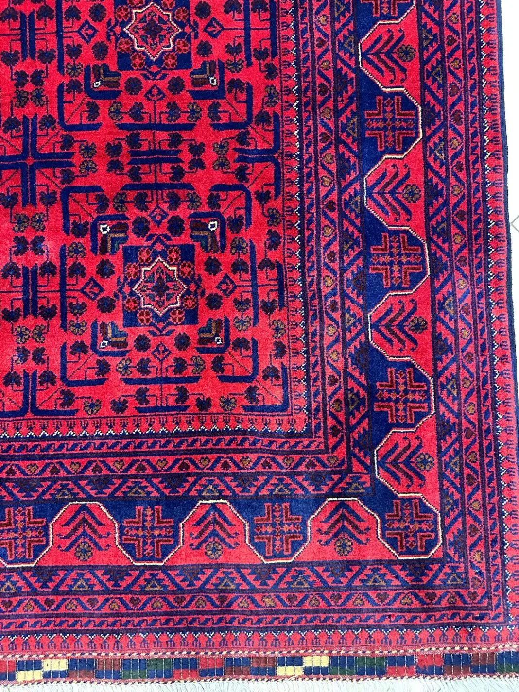 فرش دستباف 6متری تمام کرک بخارایی لاکی|فرش|مشهد, فلسطین|دیوار