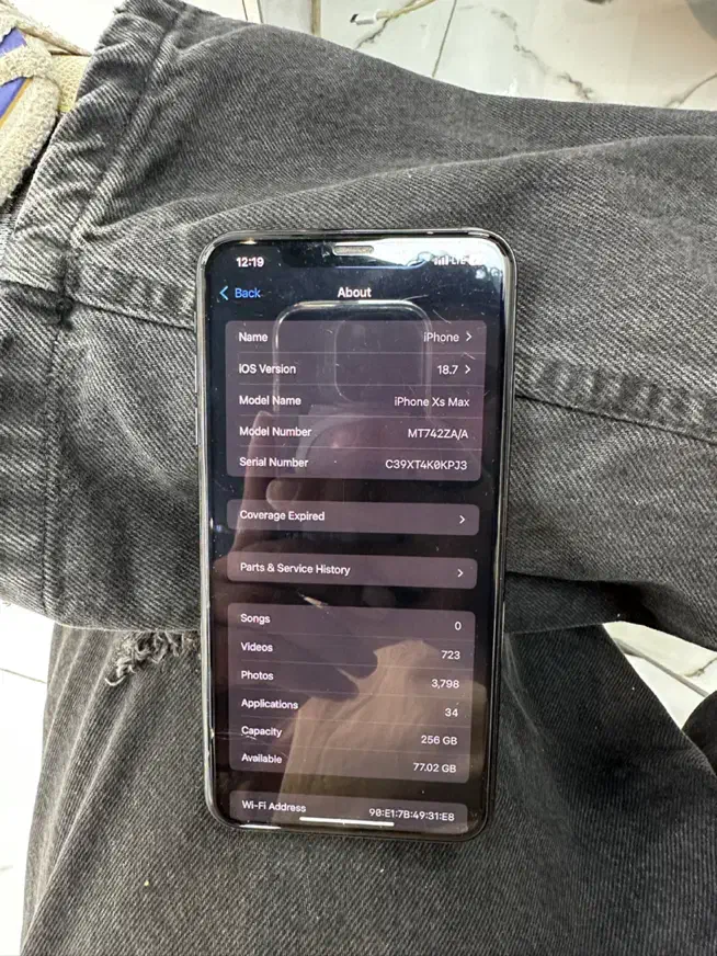 آیفون xs max / 256 / 2|موبایل|نظرآباد, شهرک آزادگان|دیوار