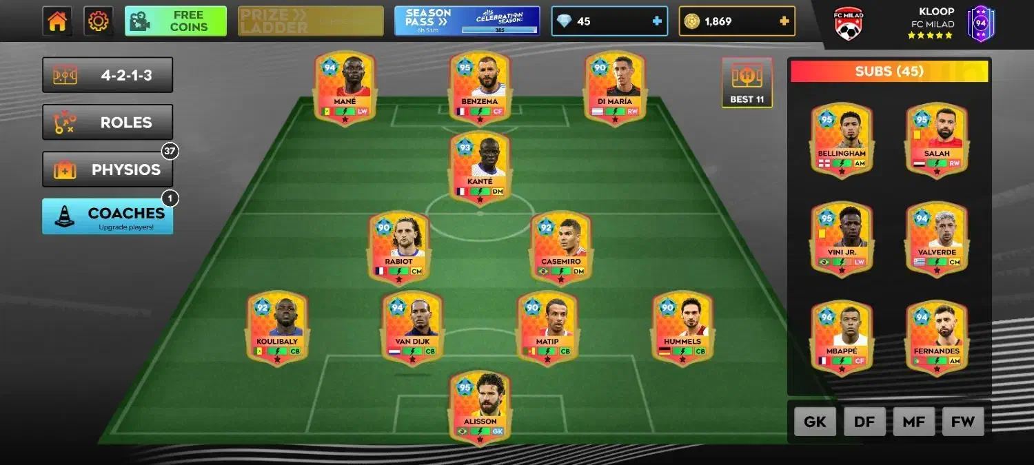 اکانت دریم لیگ level94|کنسول، بازی ویدئویی و آنلاین|جهرم, |دیوار