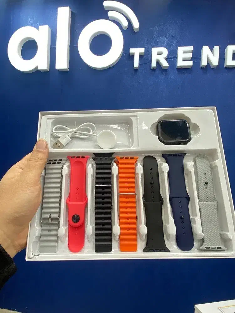 پک ساعت هوشمند طرح اپل واچ سری اولترا داری هفت بند|ساعت|تبریز, |دیوار