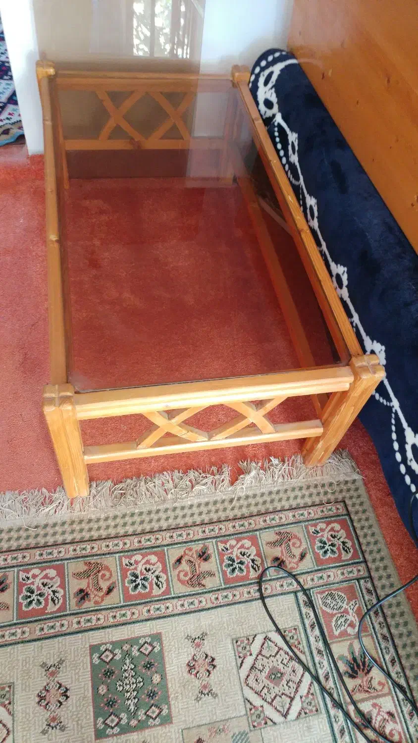 میز جلو مبل از چوب نراد|مبلمان خانگی و میز عسلی|نوشهر, |دیوار