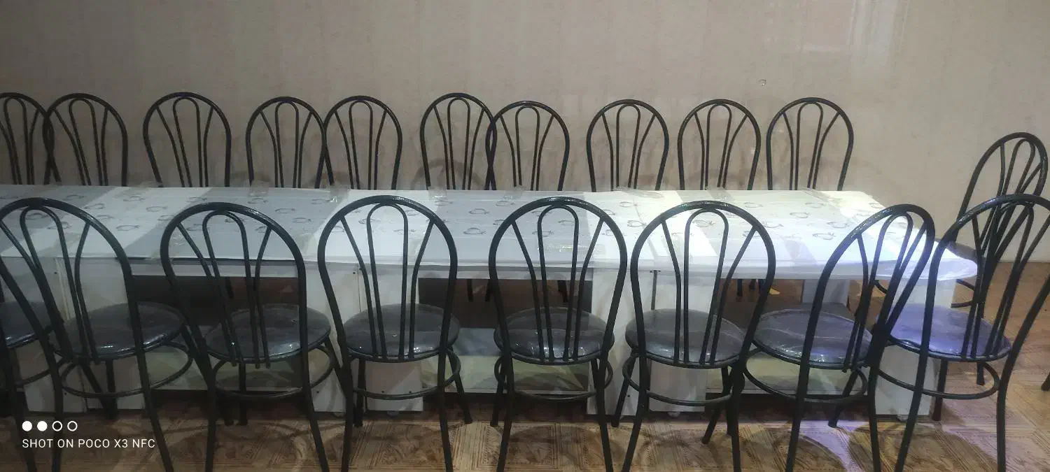 صندلی فلزی|میز و صندلی غذاخوری|فولادشهر, A4|دیوار