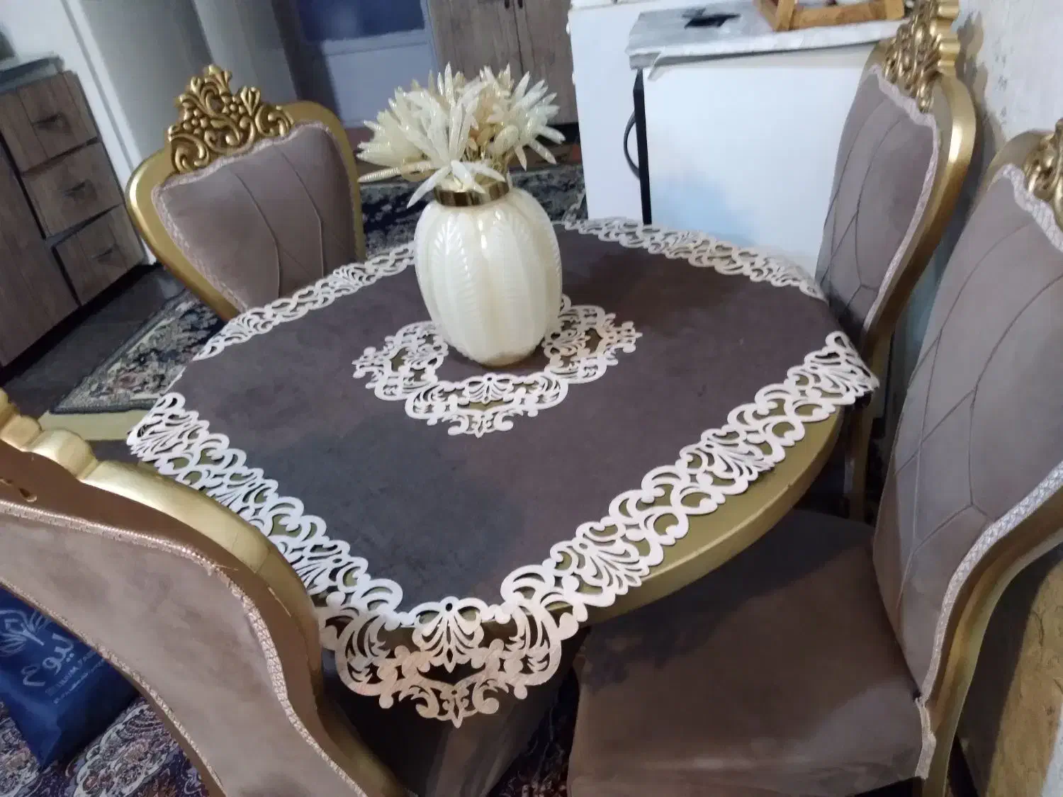 نهارخوری۴نفره|میز و صندلی غذاخوری|دورود, |دیوار