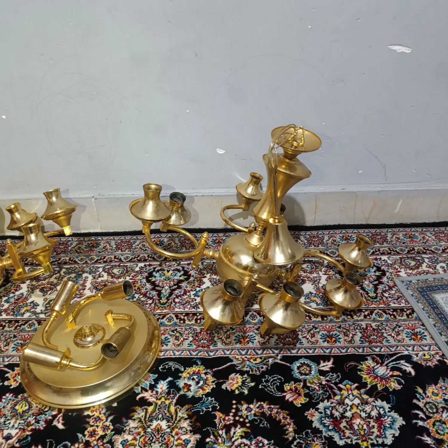 سه عدد لوستر|لوستر و چراغ آویز|کرمانشاه, |دیوار